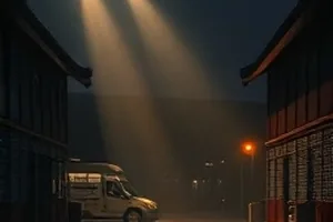 《光年之外的信》封面：太空舱的舷窗外是一段缓慢移动的星带