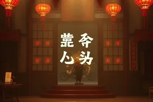 《旧城微光》封面：加装霓虹招牌的老街巷，路面还留着雨水
